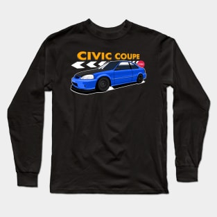 Civic Coupe JDM Cars Long Sleeve T-Shirt